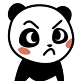 Emotional panda sticker #1992035