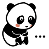 Emotional panda sticker #1992037