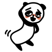 Emotional panda sticker #1992038