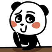Emotional panda sticker #1992039