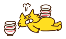 Cheerful cat !!!! sticker #1992644