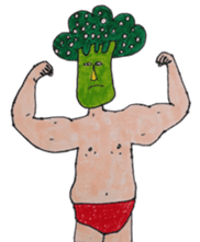 Broccoli Wrestler sticker #1992746