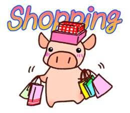 Everyday of miniature pig (outing) sticker #1992910