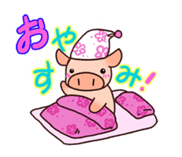 Everyday of miniature pig (outing) sticker #1992916