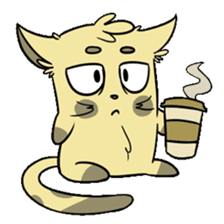 Sammy The Confused Cat sticker #1993125