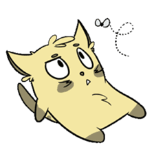 Sammy The Confused Cat sticker #1993126