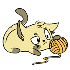 Sammy The Confused Cat sticker #1993127