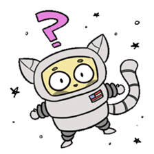 Sammy The Confused Cat sticker #1993130