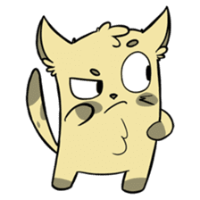 Sammy The Confused Cat sticker #1993132