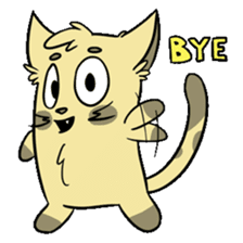 Sammy The Confused Cat sticker #1993136