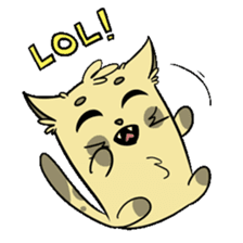 Sammy The Confused Cat sticker #1993137