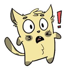 Sammy The Confused Cat sticker #1993139