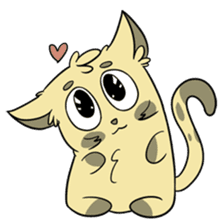 Sammy The Confused Cat sticker #1993142