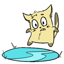 Sammy The Confused Cat sticker #1993144