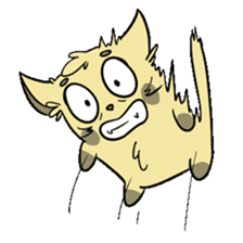 Sammy The Confused Cat sticker #1993145