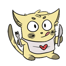 Sammy The Confused Cat sticker #1993147