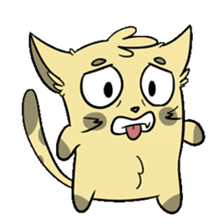 Sammy The Confused Cat sticker #1993148