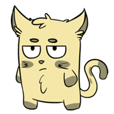 Sammy The Confused Cat sticker #1993151