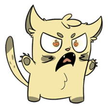 Sammy The Confused Cat sticker #1993152