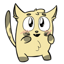 Sammy The Confused Cat sticker #1993153