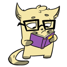 Sammy The Confused Cat sticker #1993154