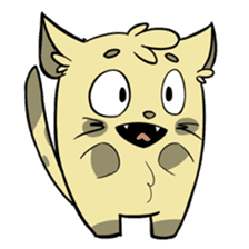 Sammy The Confused Cat sticker #1993160