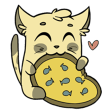 Sammy The Confused Cat sticker #1993164