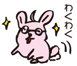 Rabbit for judgment sticker #1994206