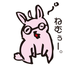 Rabbit for judgment sticker #1994210