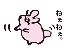 Rabbit for judgment sticker #1994214