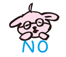 Rabbit for judgment sticker #1994215