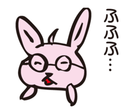 Rabbit for judgment sticker #1994229