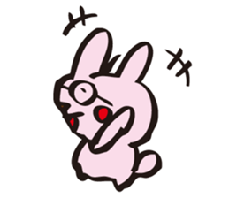 Rabbit for judgment sticker #1994241
