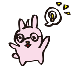 Rabbit for judgment sticker #1994243