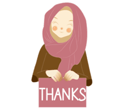 lovely Hijabi sticker #1995009