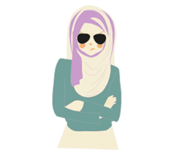 lovely Hijabi sticker #1995018