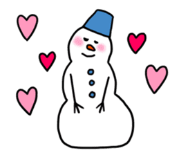 Happy Snowman sticker #1995138