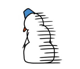 Happy Snowman sticker #1995146