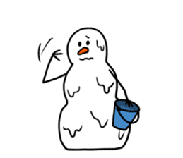 Happy Snowman sticker #1995147