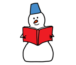 Happy Snowman sticker #1995154