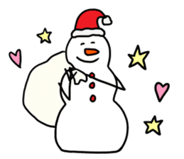 Happy Snowman sticker #1995162