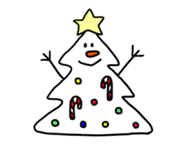 Happy Snowman sticker #1995163
