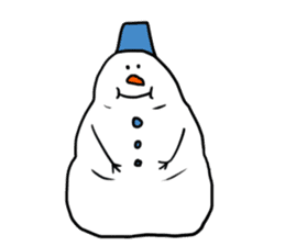 Happy Snowman sticker #1995164