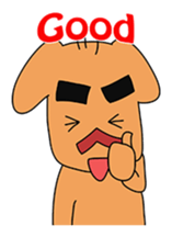 Dog gentlemanly sticker #1995531