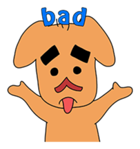 Dog gentlemanly sticker #1995532