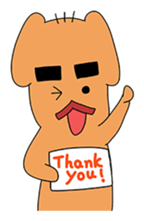 Dog gentlemanly sticker #1995536