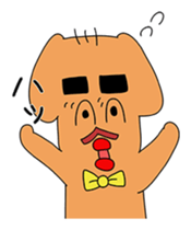 Dog gentlemanly sticker #1995550