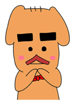 Dog gentlemanly sticker #1995564