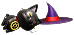 Sticker of magician of black cat sticker #1995728