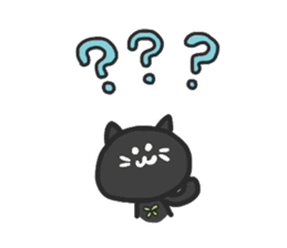 black cats clover sticker #1996248